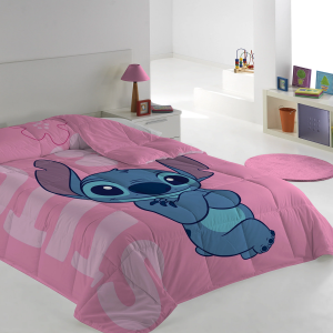 Edredón nórdico Stitch Color: Rosa.